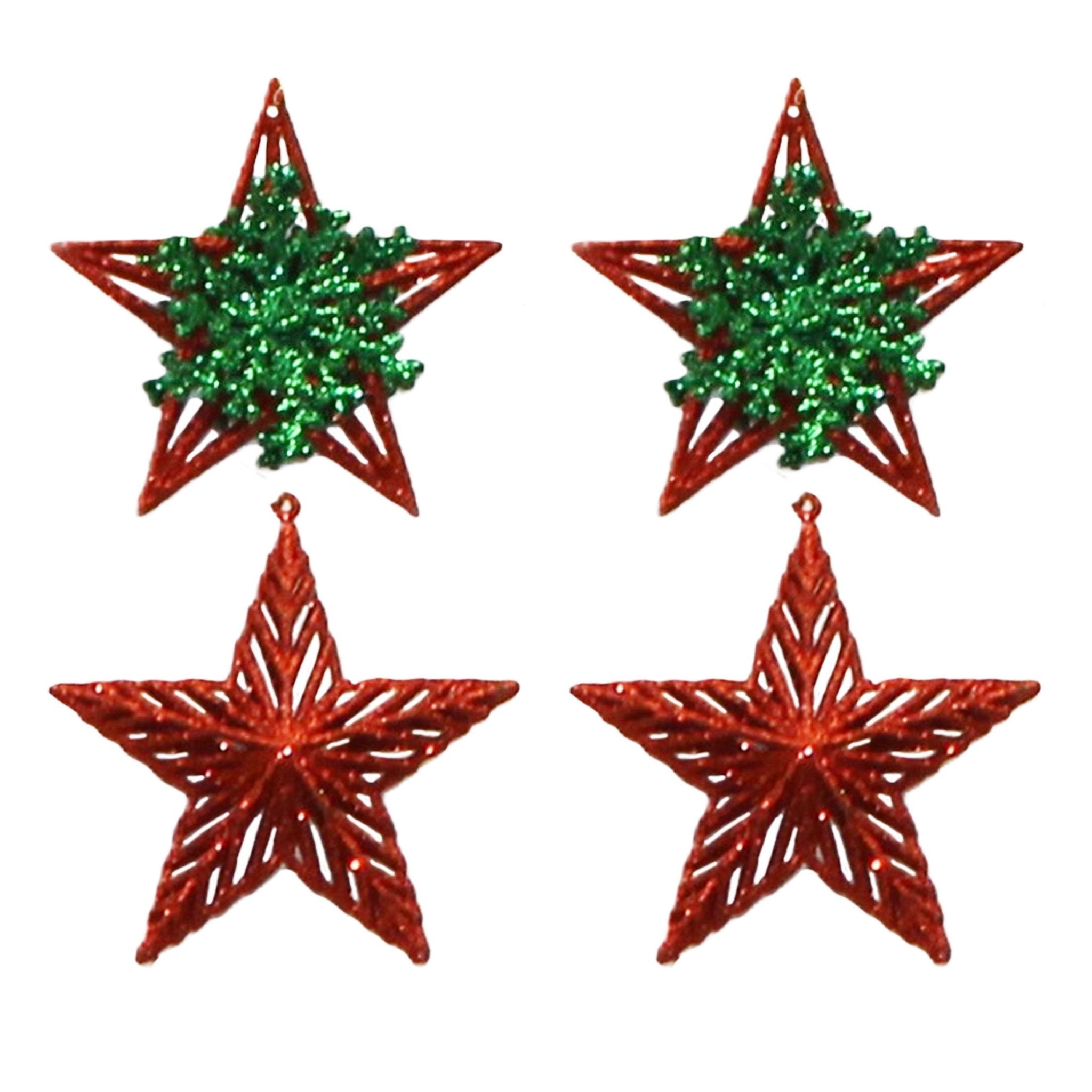 Snowflake Star X 2 – Country Silk