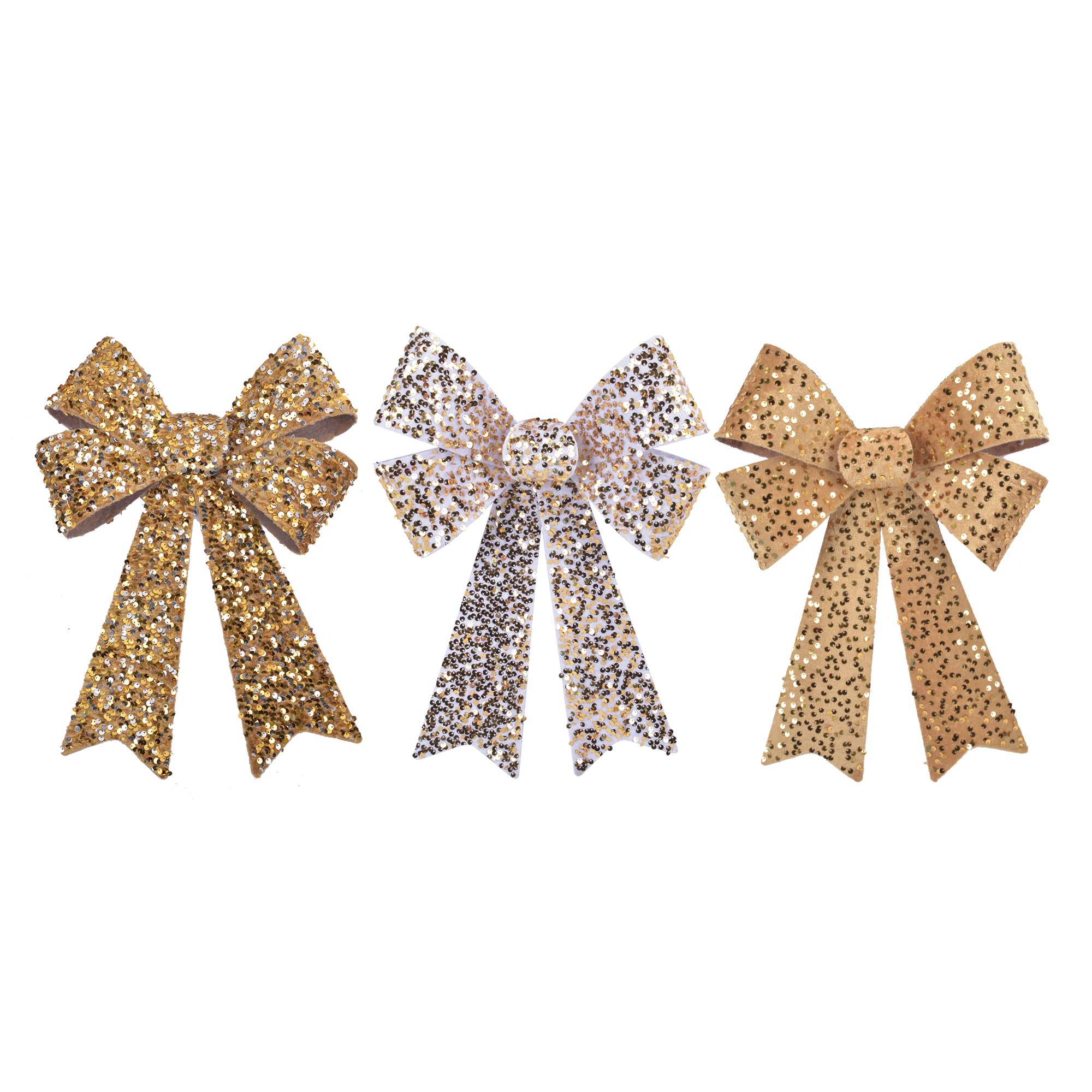 Jumbo Velvet Sequin Bow