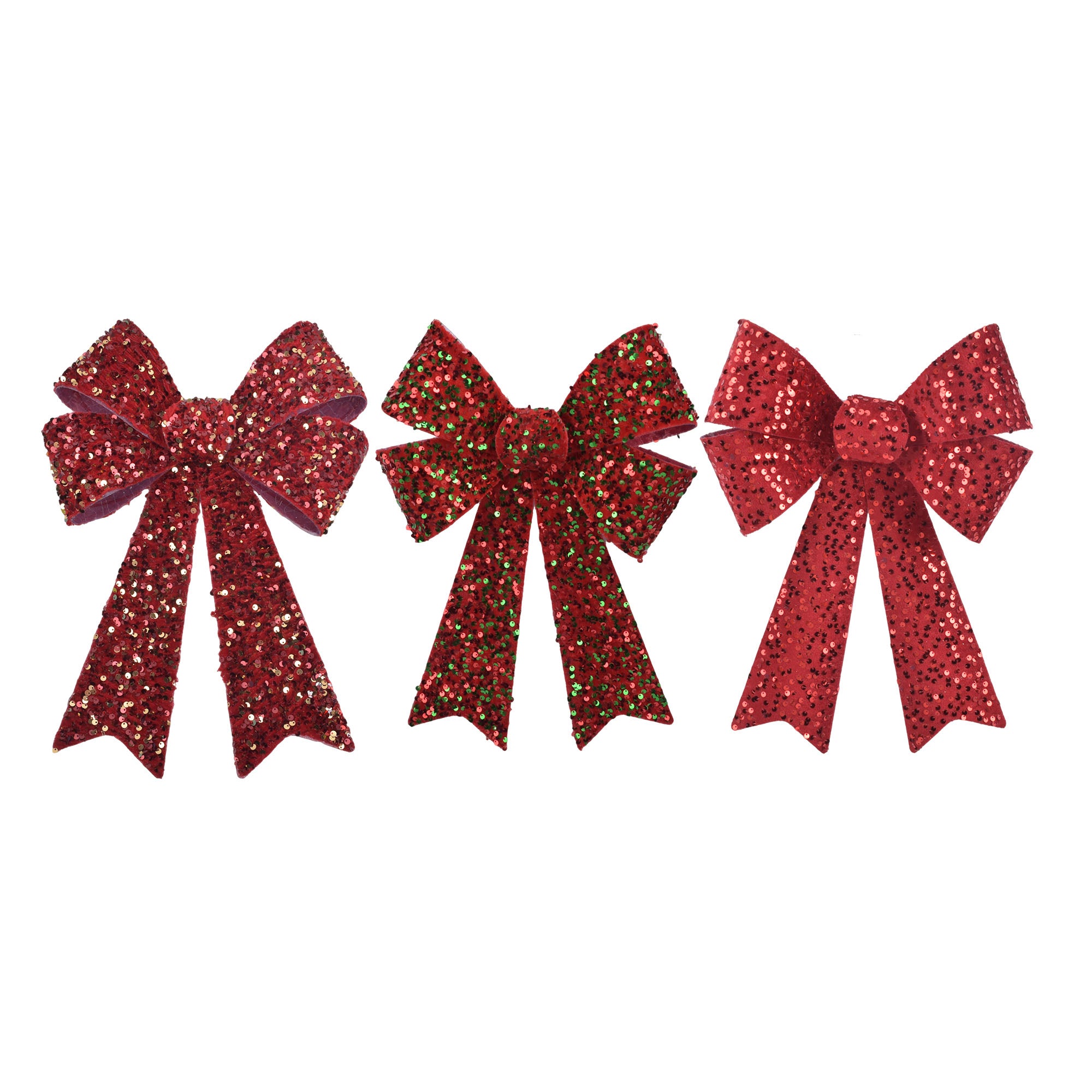 Jumbo Velvet Sequin Bow