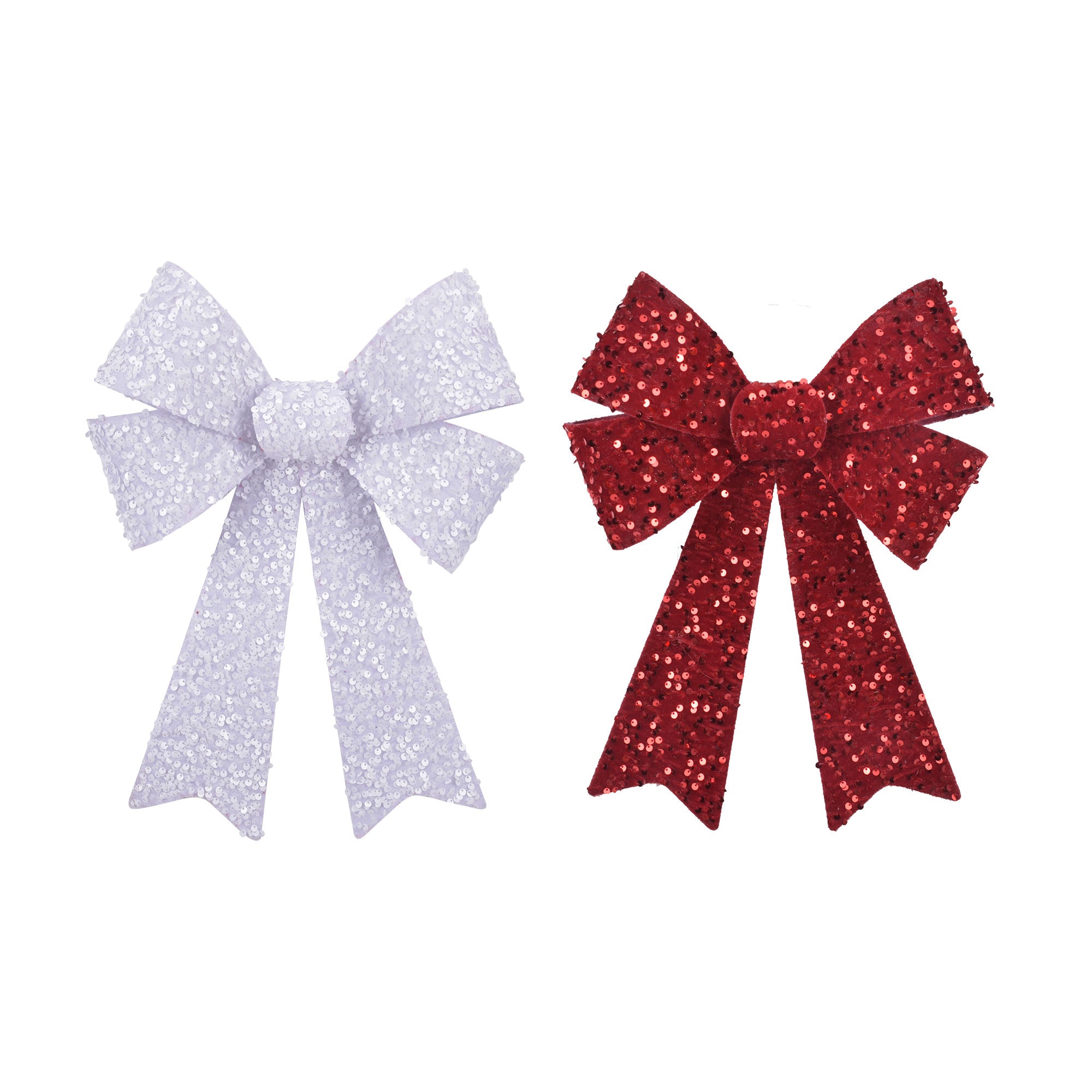 Jumbo Velvet Sequin Bow