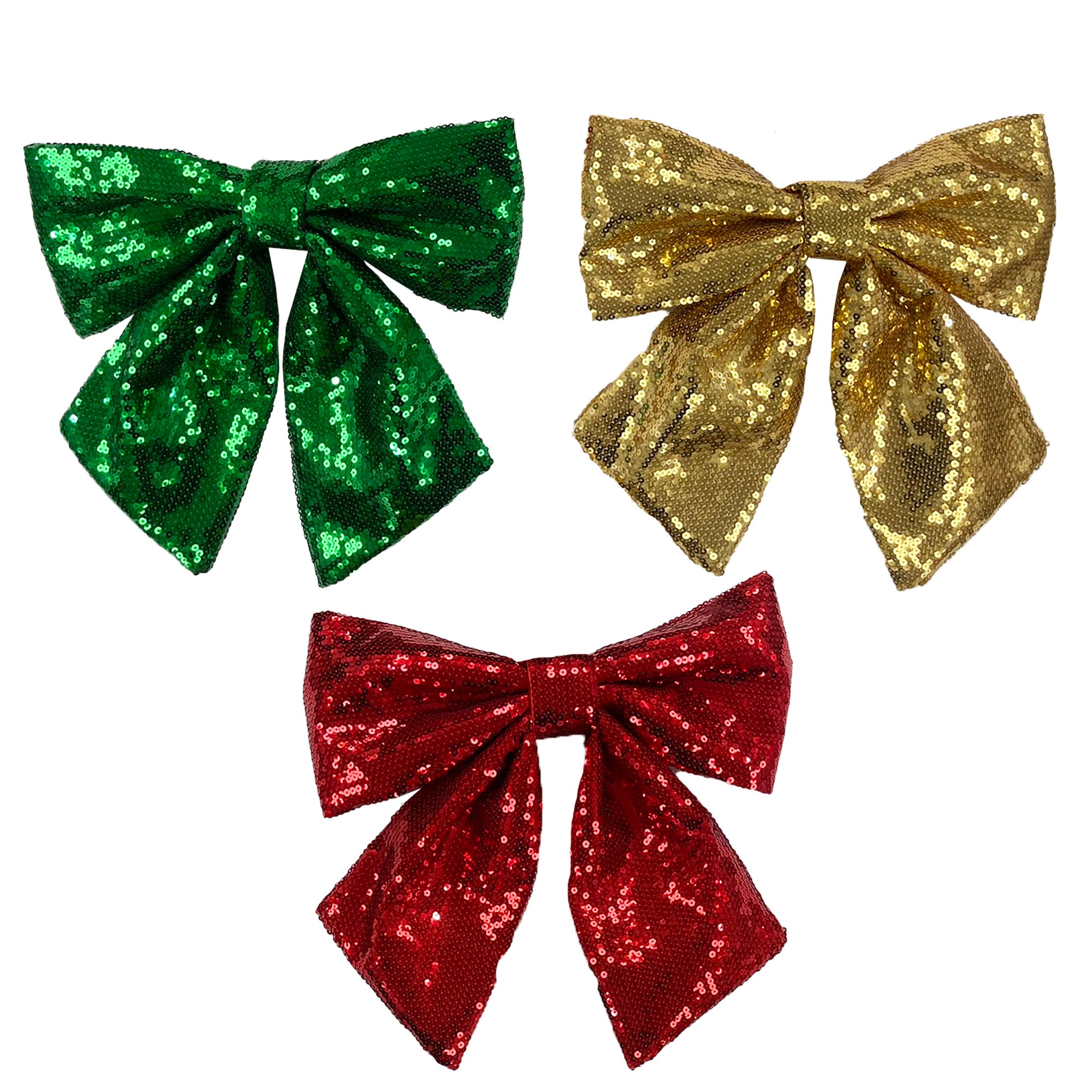 Medium Sequin Foam Bow