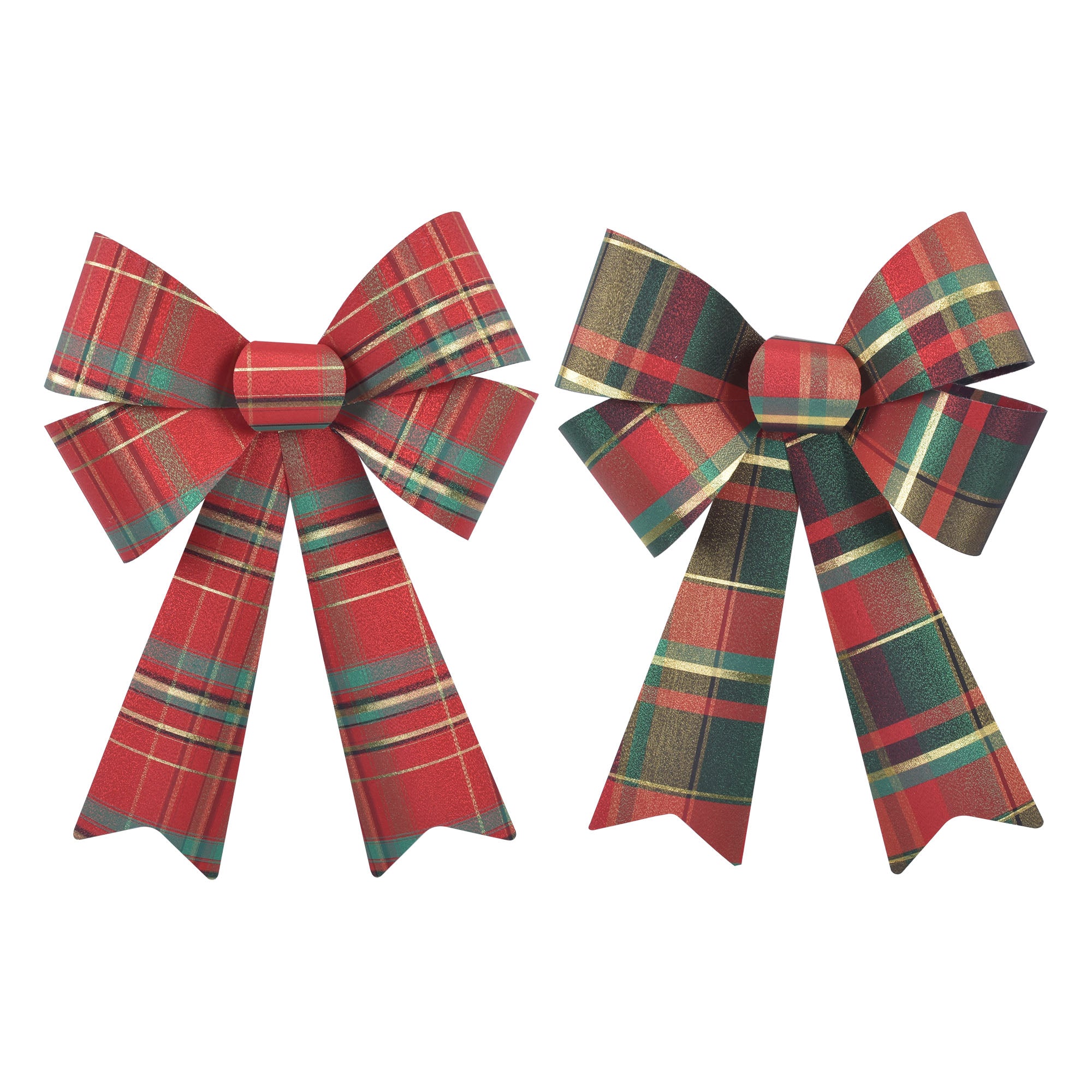 Jumbo Pvc Bow Plaid