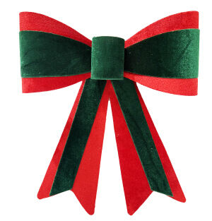 Two Tone Jumbo Velvet Bow