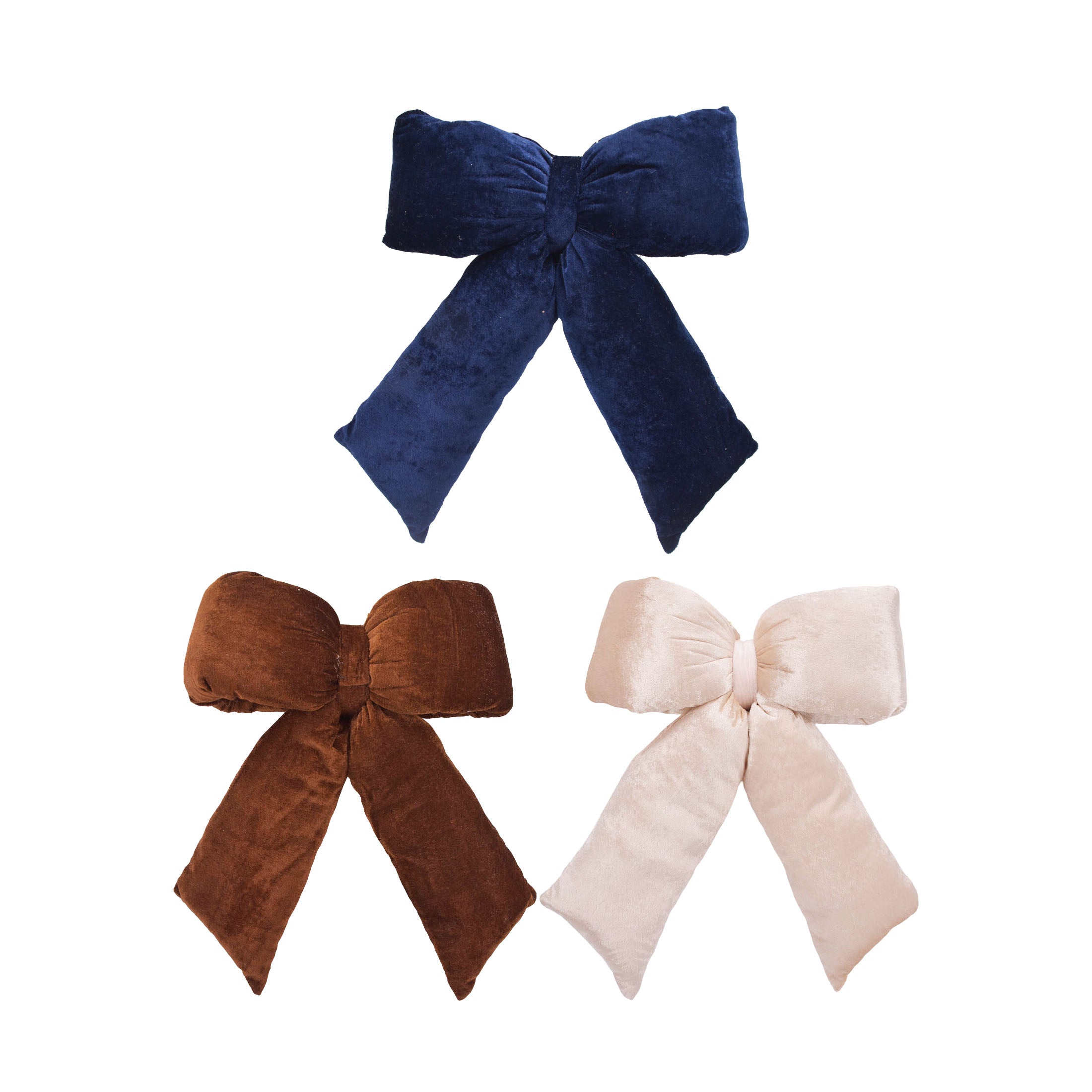 Velvet Pillow Bow