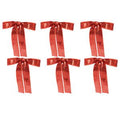 6Pk Mini Bows - Country Silk