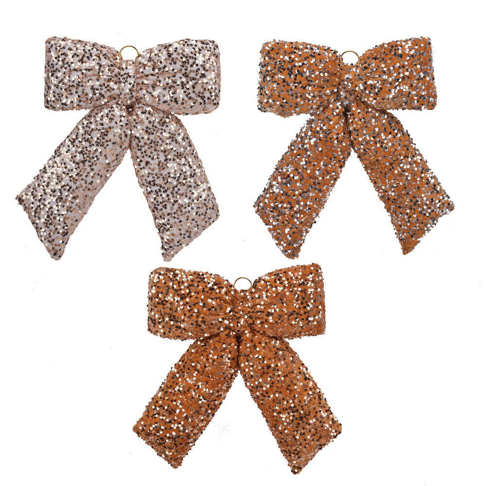 Sequin Pillow Bow