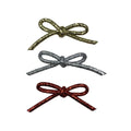 Glitter Foam Bow - Country Silk