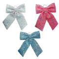 Sequin Foam Bow - Country Silk