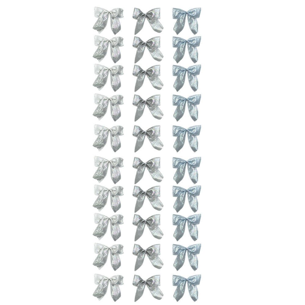 10 Pk Iridescent Bows 4 X 4 Inches - Country Silk
