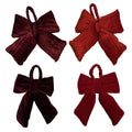 1Pk Velvet Bow 4.33 X 5.91 Inches - Country Silk