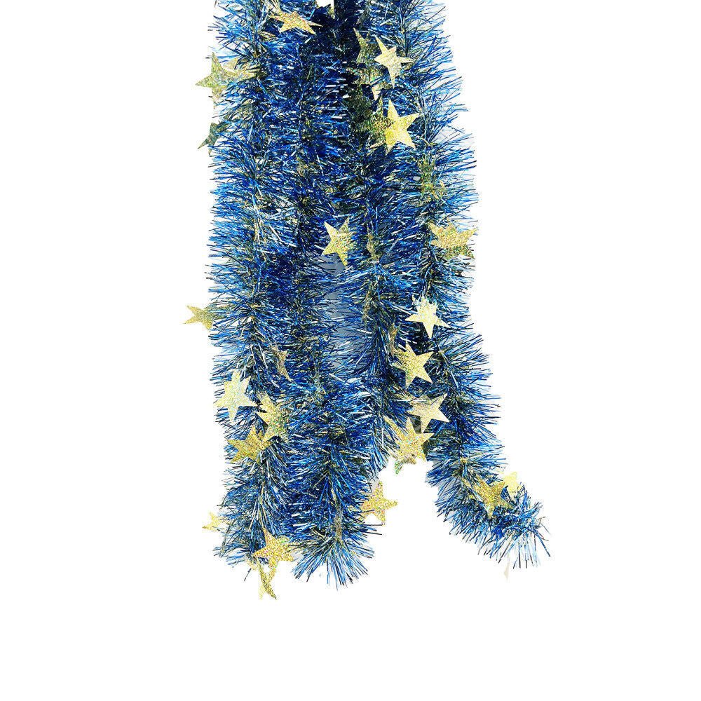 96 Garland With Star Die Cut - Country Silk