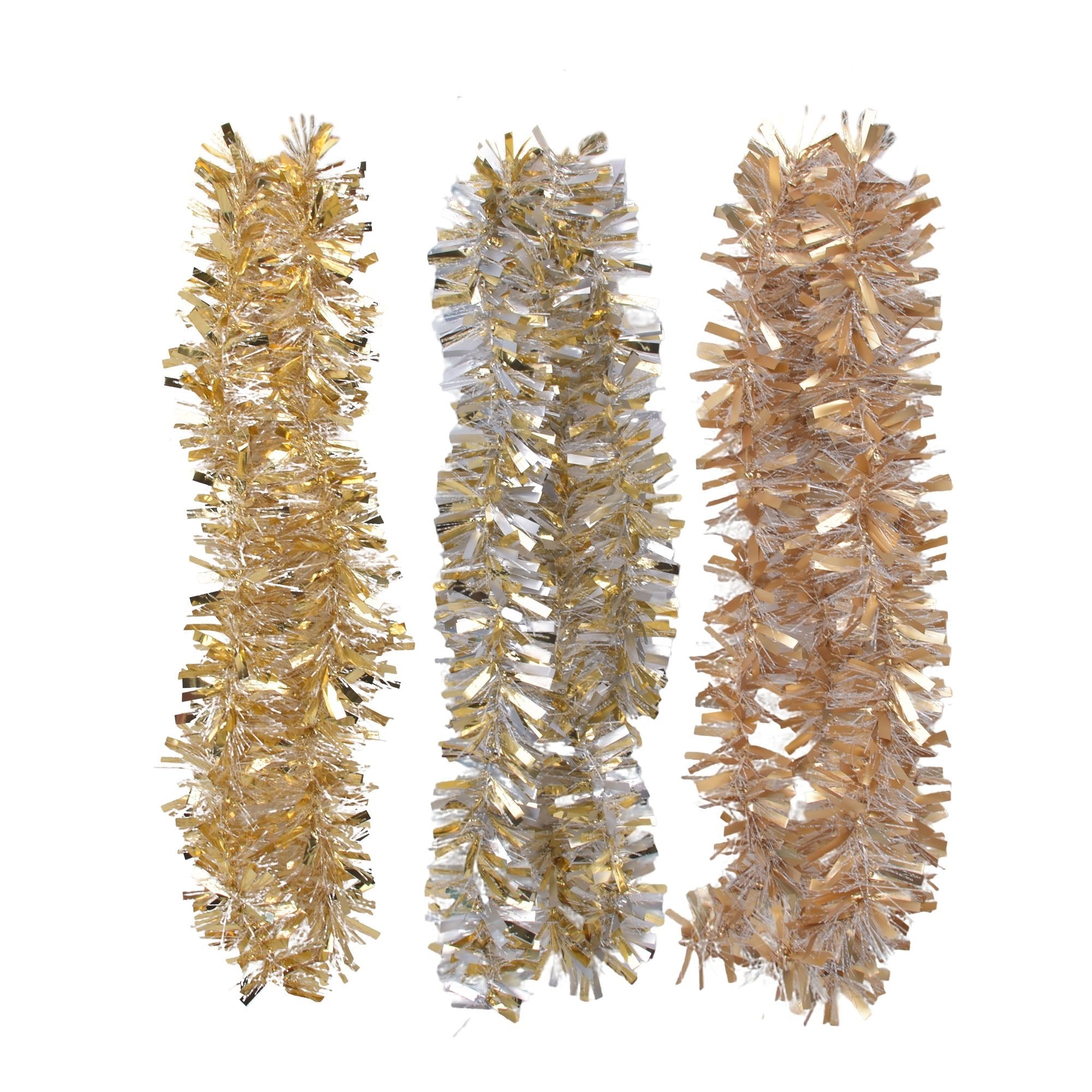 Tinsel With Snow Garland - Country Silk