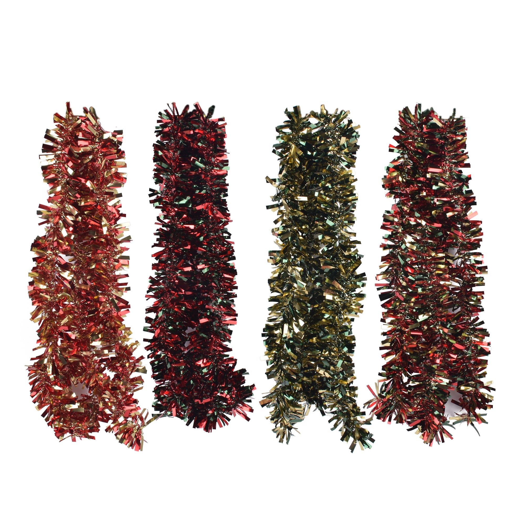 Wide Strand Tinsel Garland - Country Silk