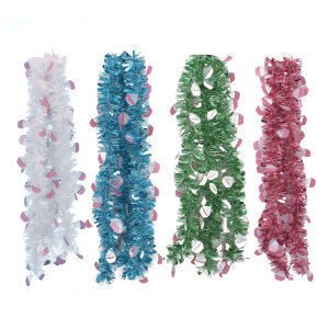 9Ft Ice Cream Print Tinsel Garland - Country Silk