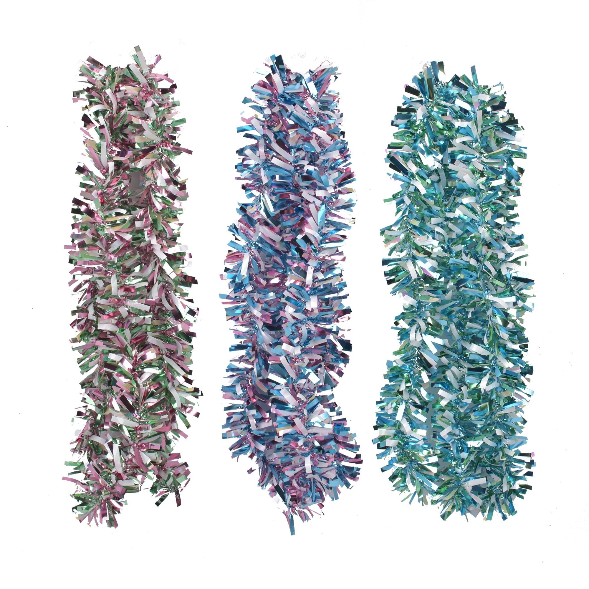 Wide Strand Tinsel Garland - Country Silk