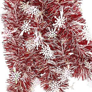 96 Inch Garland With Star Die Cut And T - Country Silk