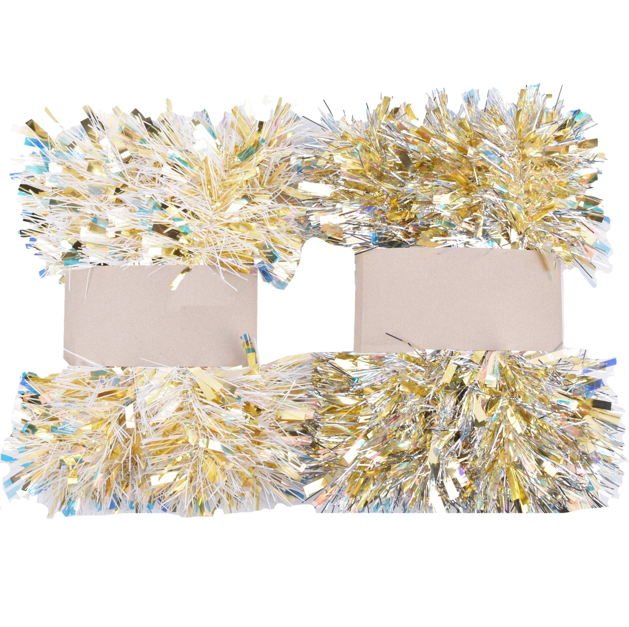 15Ft Tinsel Garland With Belly Band - Country Silk