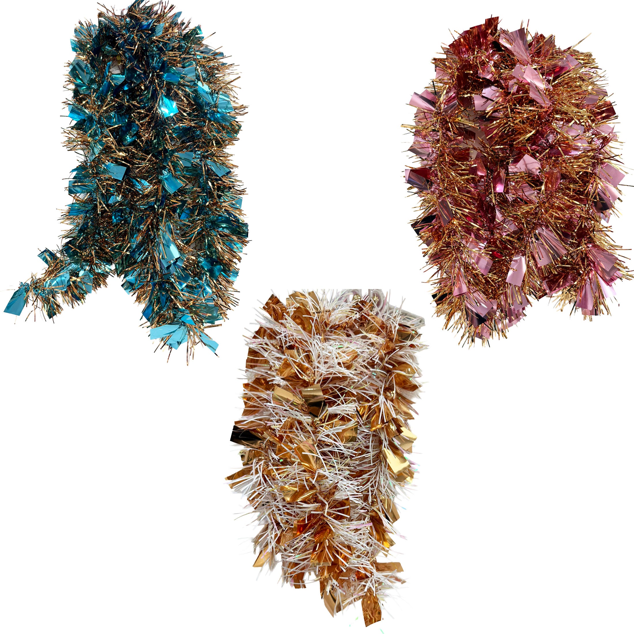 72 Inch Tinsel Extra Wide Snow Garalnd