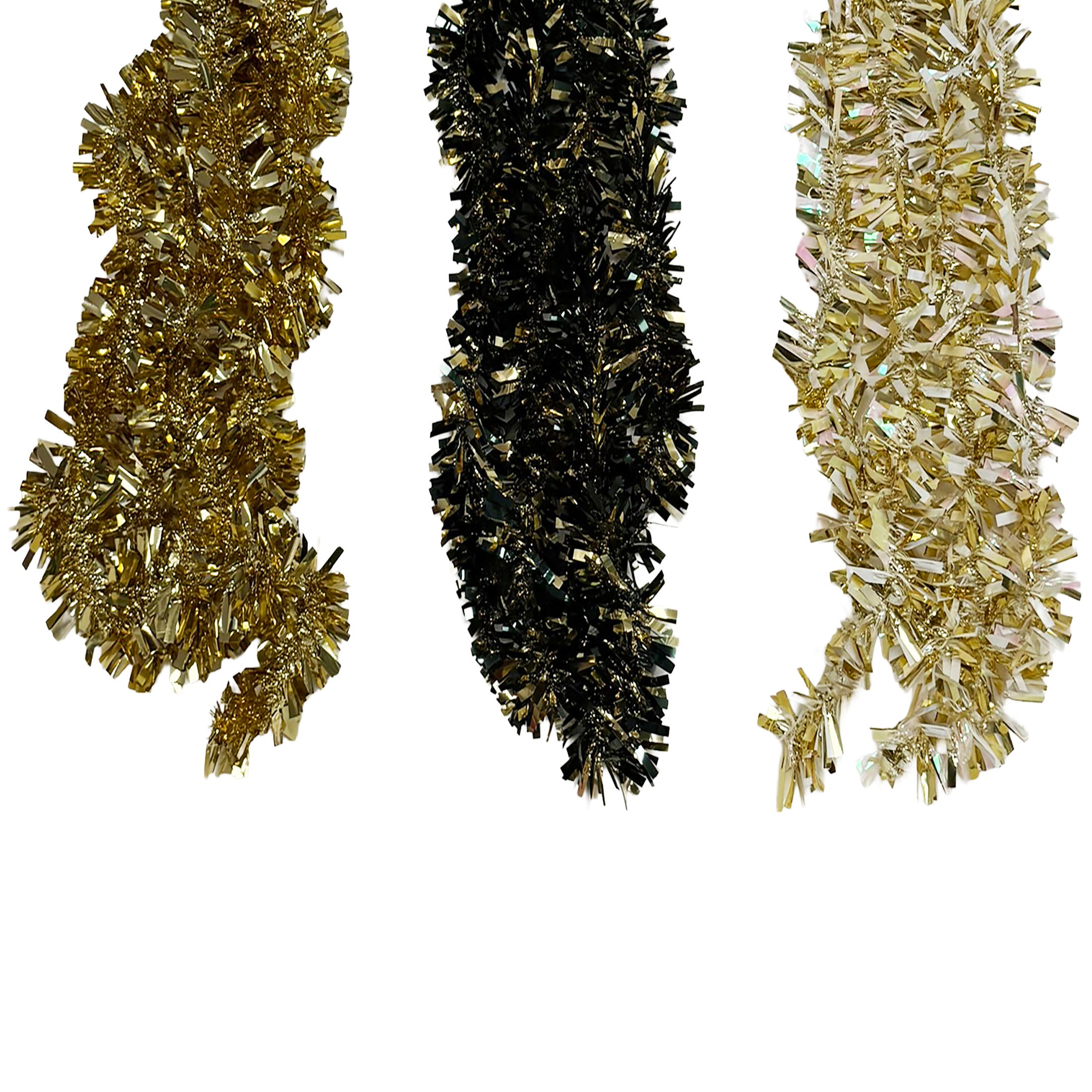 Wide Strand Tinsel Garland
