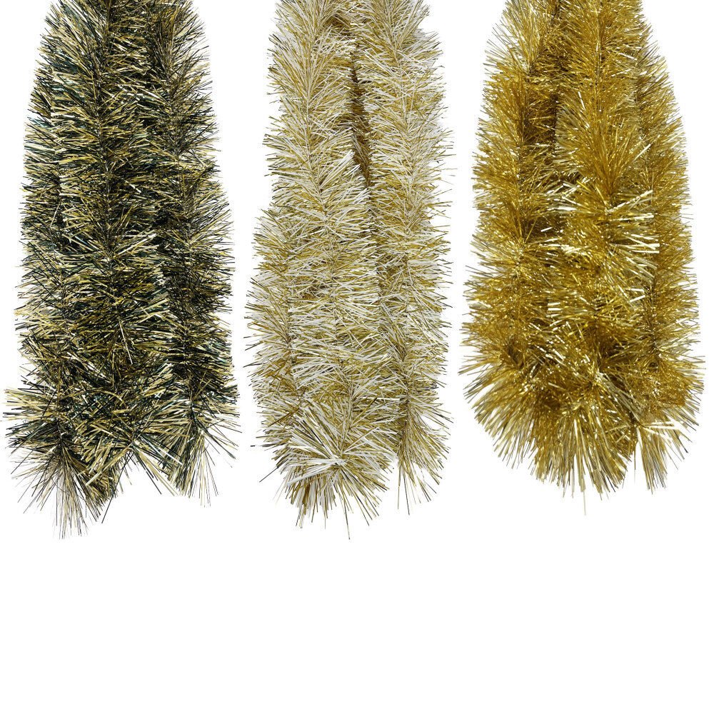 8Ft Deluxe Tinsel Garland - Country Silk