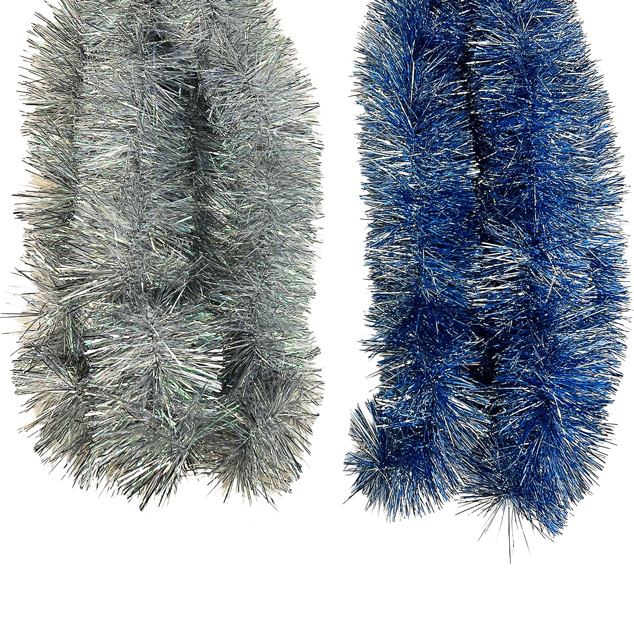 8Ft Deluxe Tinsel Garland