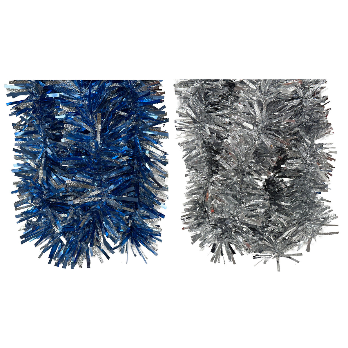 8Ft Deluxe Wide Crinkle Garland