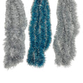 9Ft Tinsel Garland Wth Color Tips