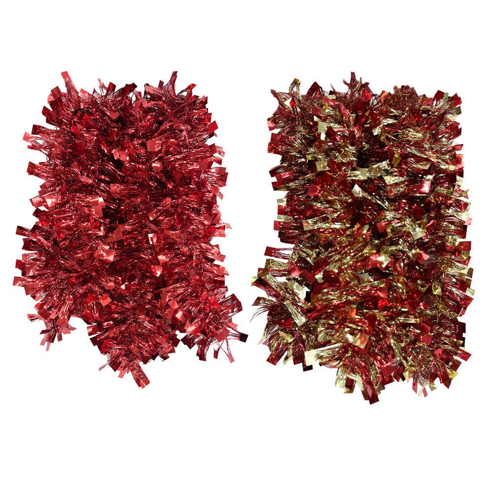 9Ft Shredded Center Tinsel Garland - Country Silk