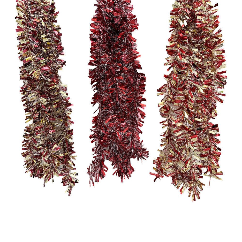 Tinsel With Snow Garland - Country Silk