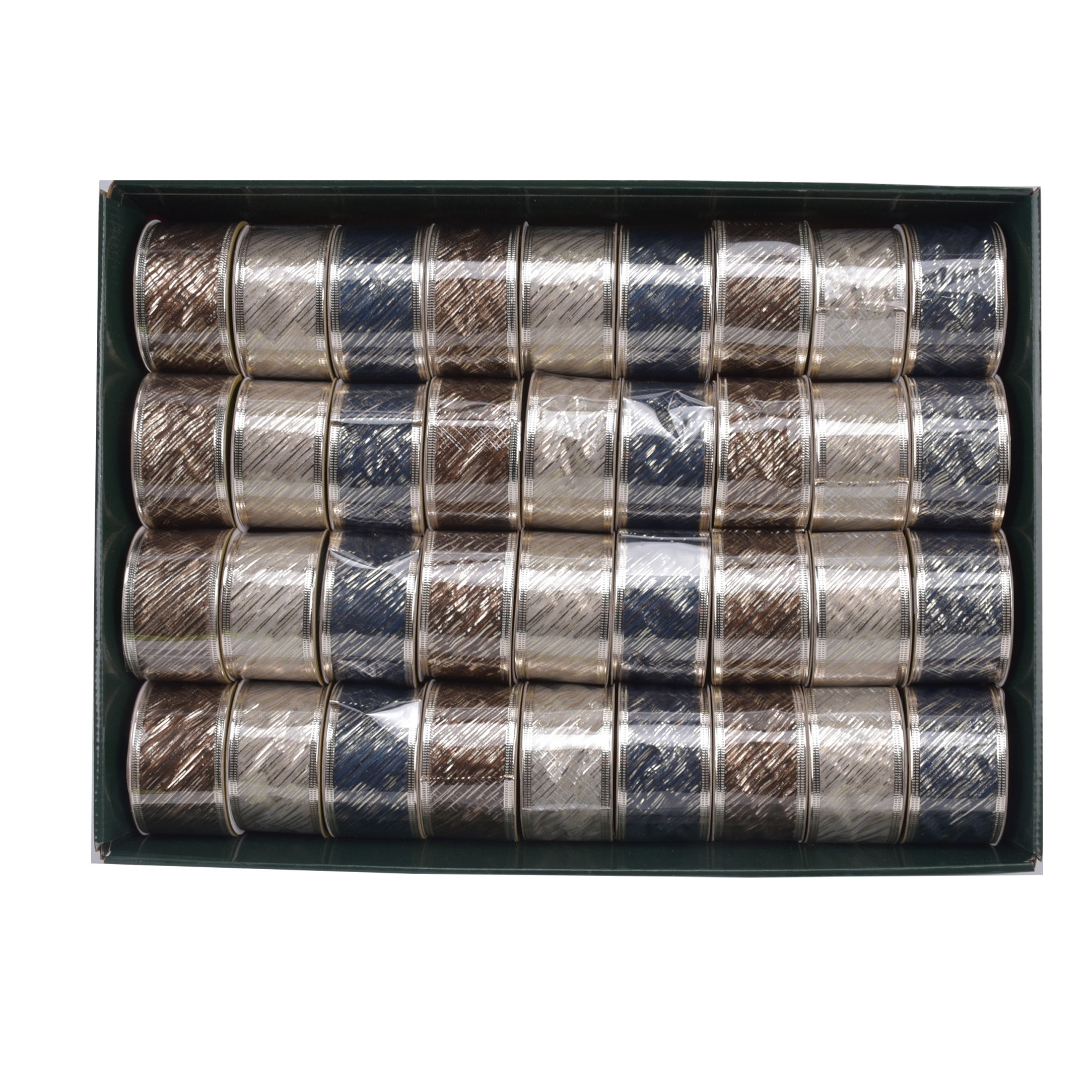 9 Ft Sheer Ribbon With Wire Edge