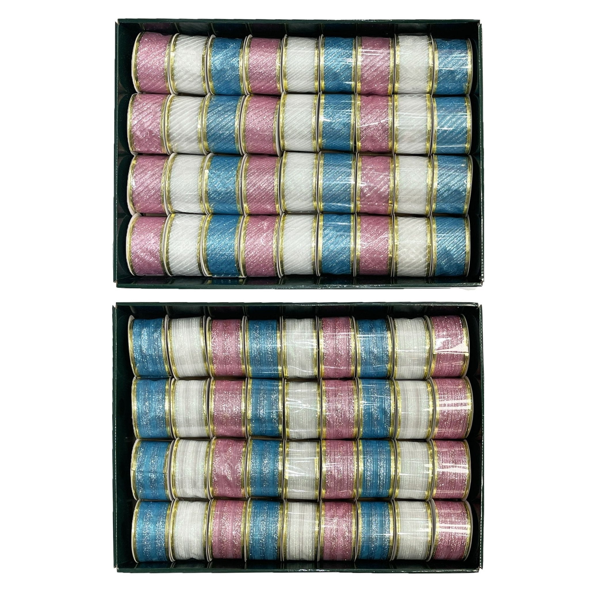 9 Ft Sheer Ribbon With Wire Edge - Country Silk