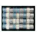 2 X9 Ft All Over Glitter Ribbon - Country Silk