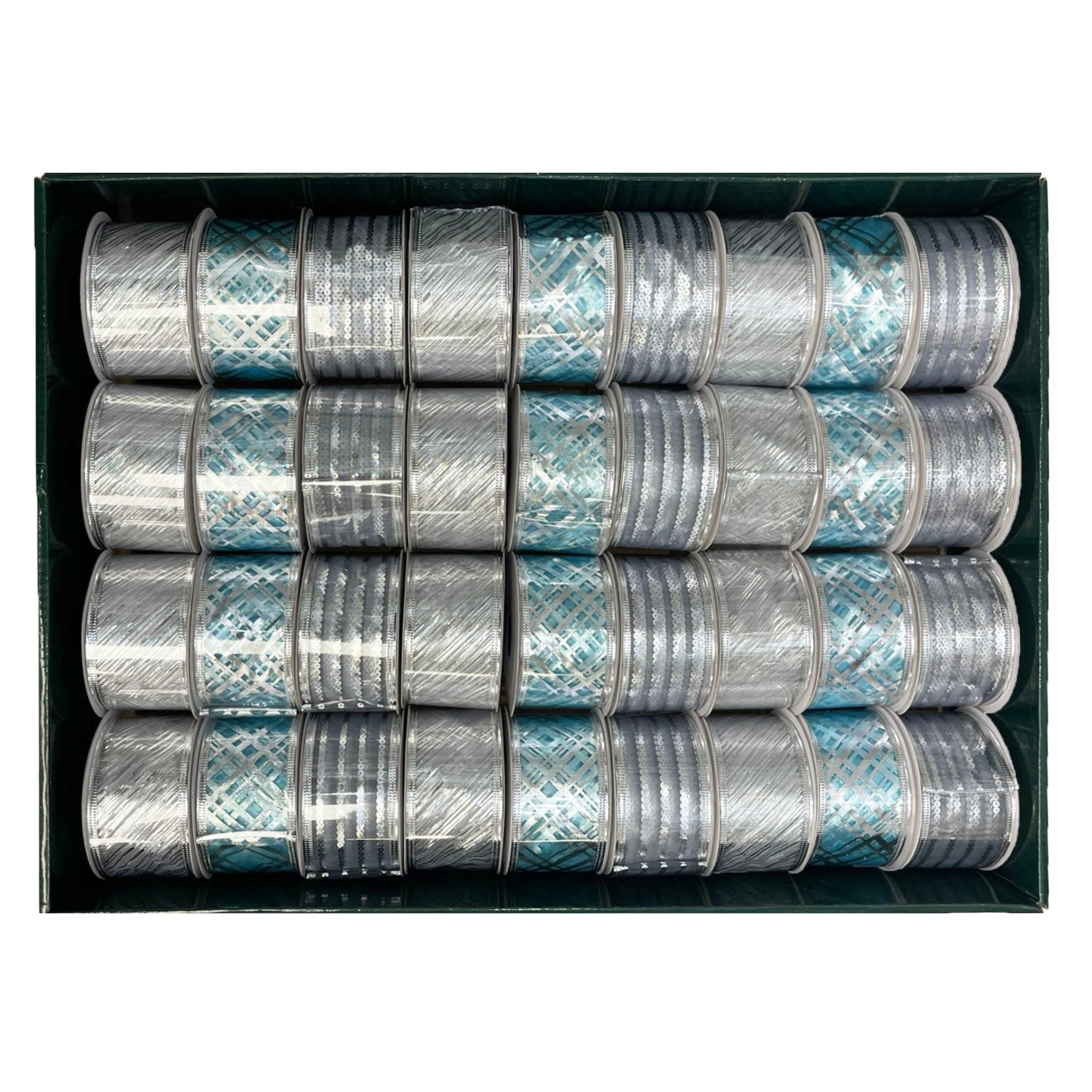 9 Ft Sheer Ribbon With Wire Edge - Country Silk
