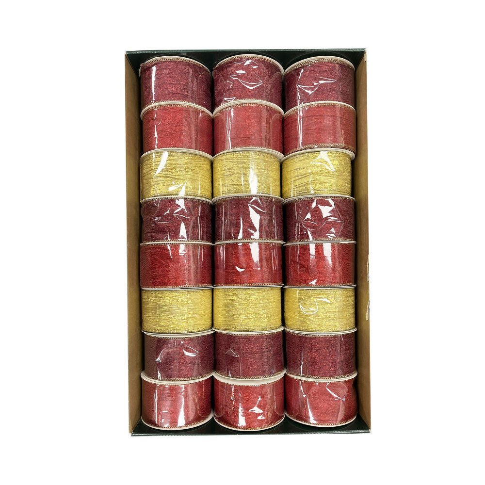 2.5In X 6 Yards Ribbon - Country Silk