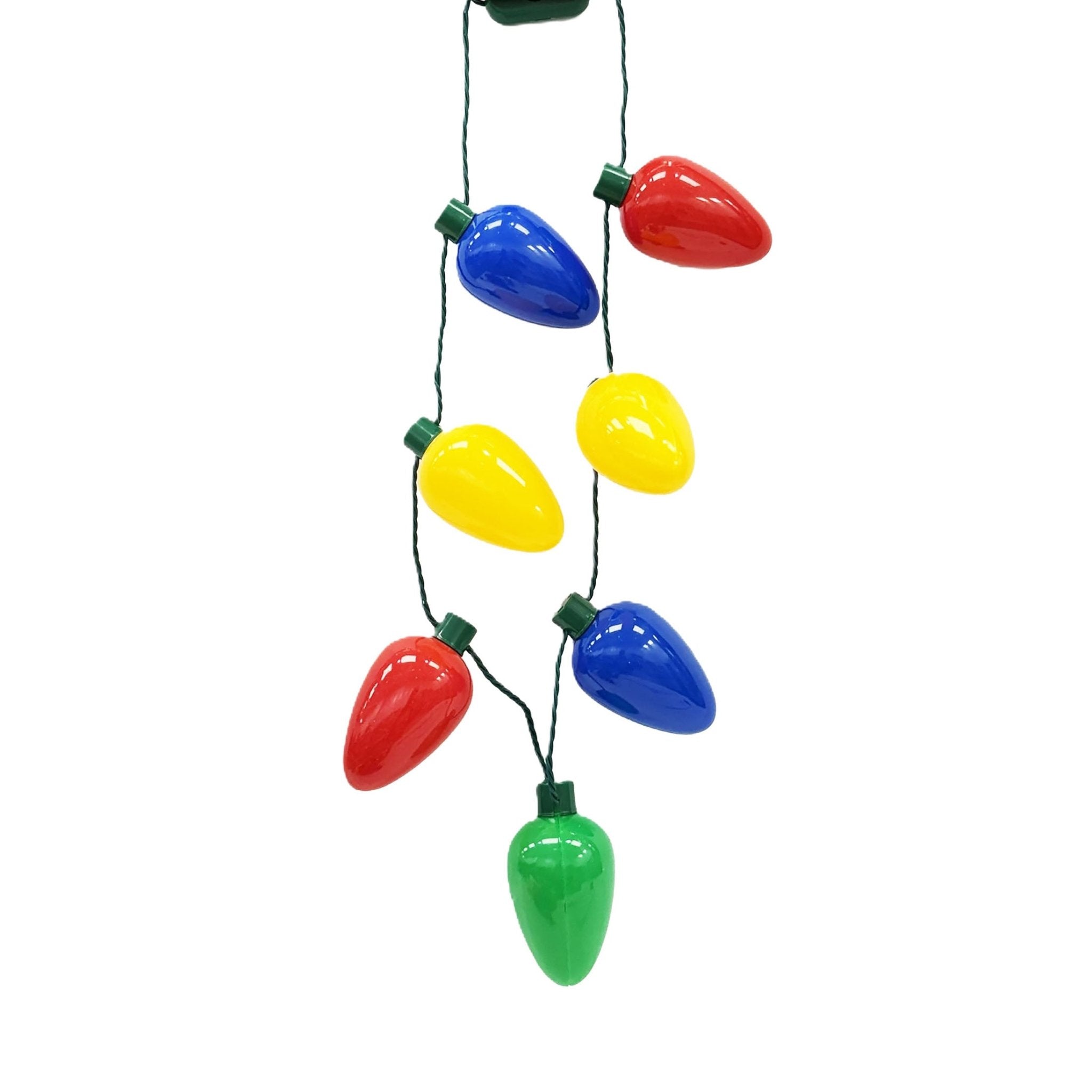 7 Led Large Bulb Necklace - Country Silk