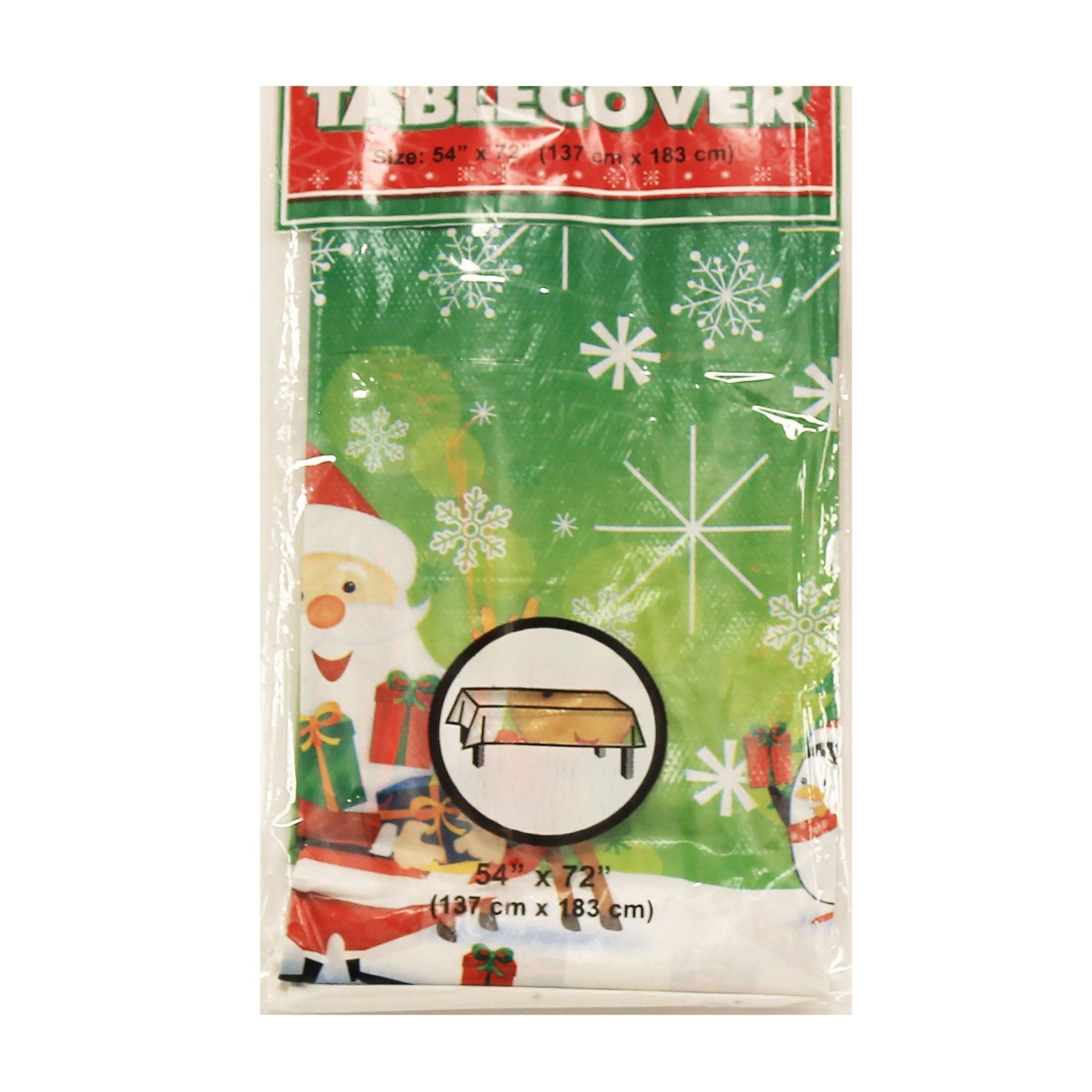 54 X 72 Christmas Table Cover - Country Silk