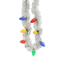 Light Up Xmas Bulb Necklace With Ti - Country Silk