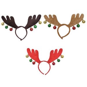 Antler Headband With Ball Orn - Country Silk