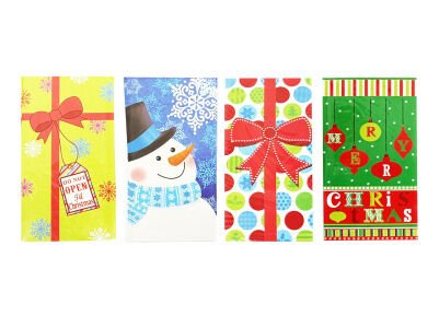 6Ct Money Holder W Envelopes - 4 Assorted Styles - Country Silk