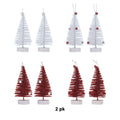 2Pk Bottle Brush Orn - Country Silk