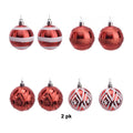 Balls X 3 W Glitter Pattern Asst - Country Silk