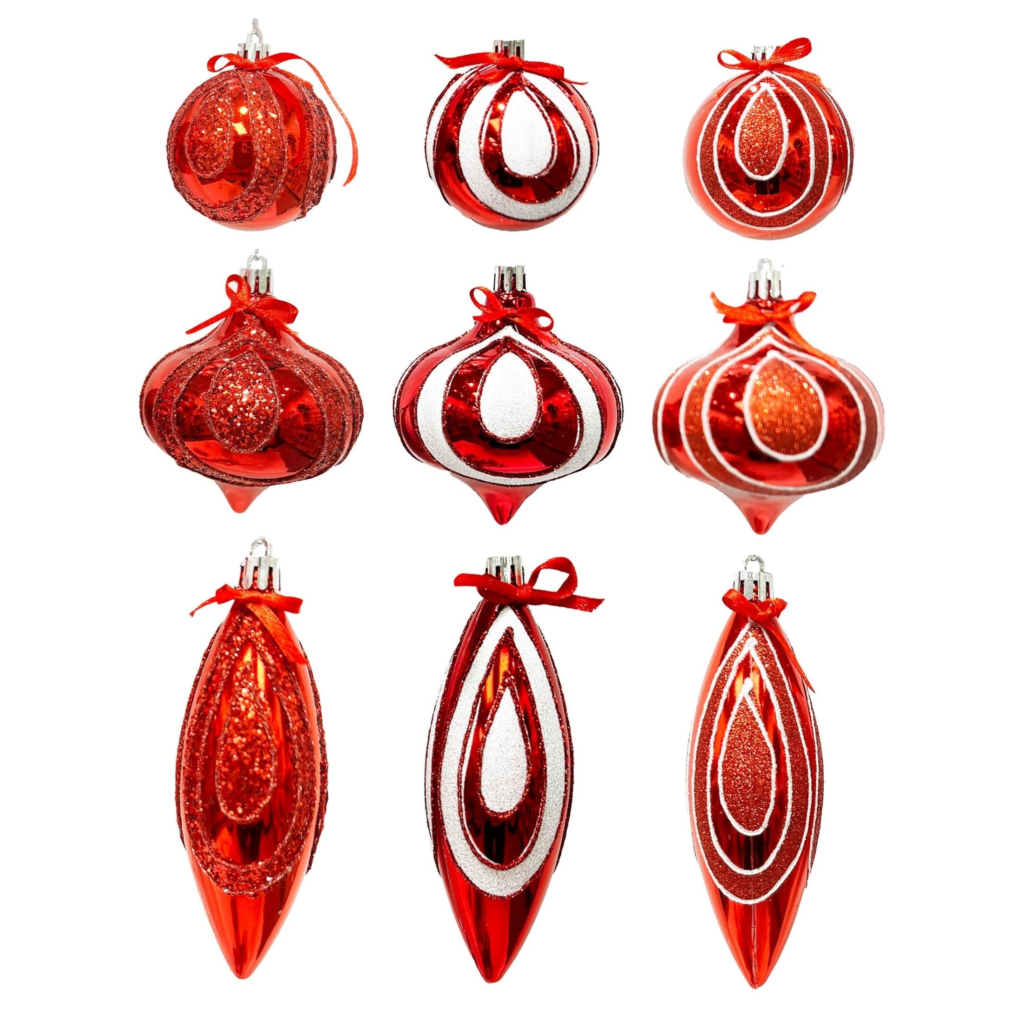 2Pk Ball Onion And Finail Asst Withglit - Country Silk
