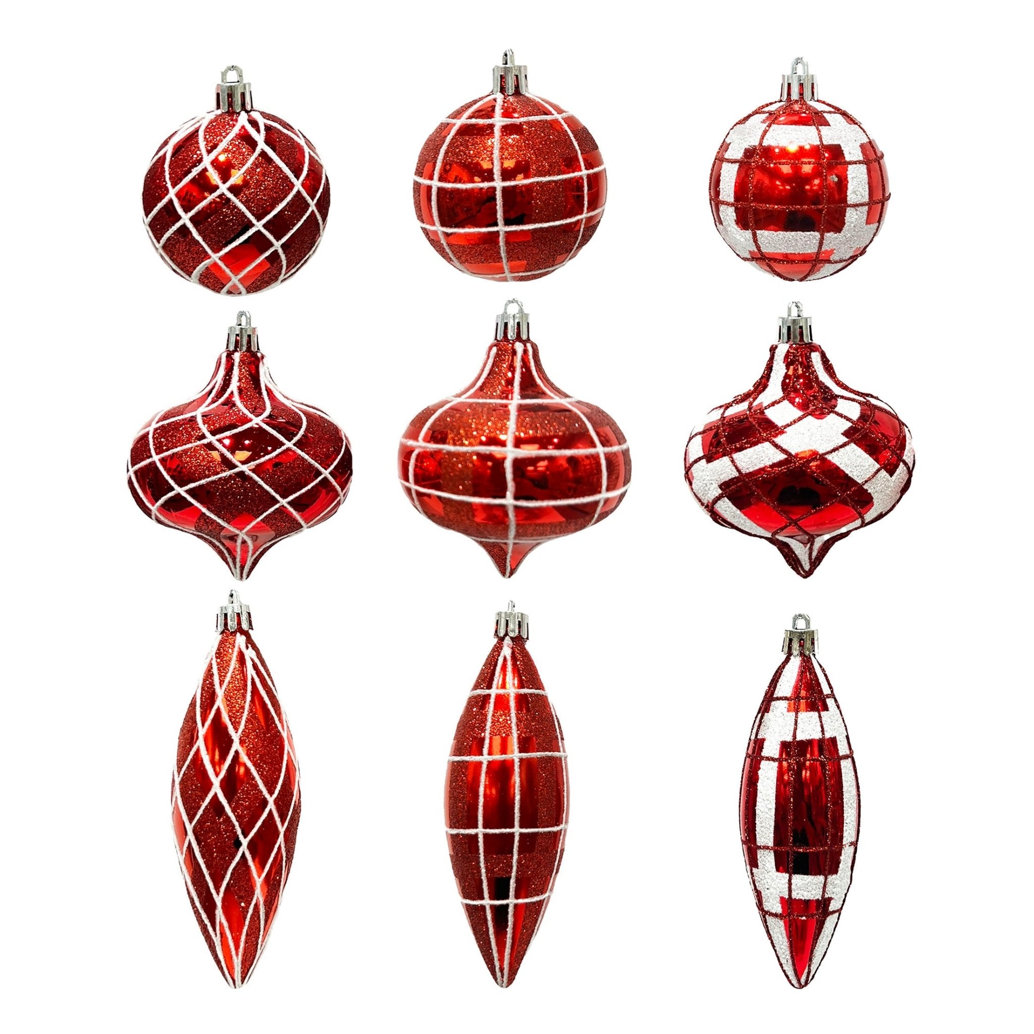2Pk Ball Onion Finial Asst With Wide And - Country Silk