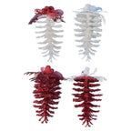 Plastic Pinecone Orn - Country Silk