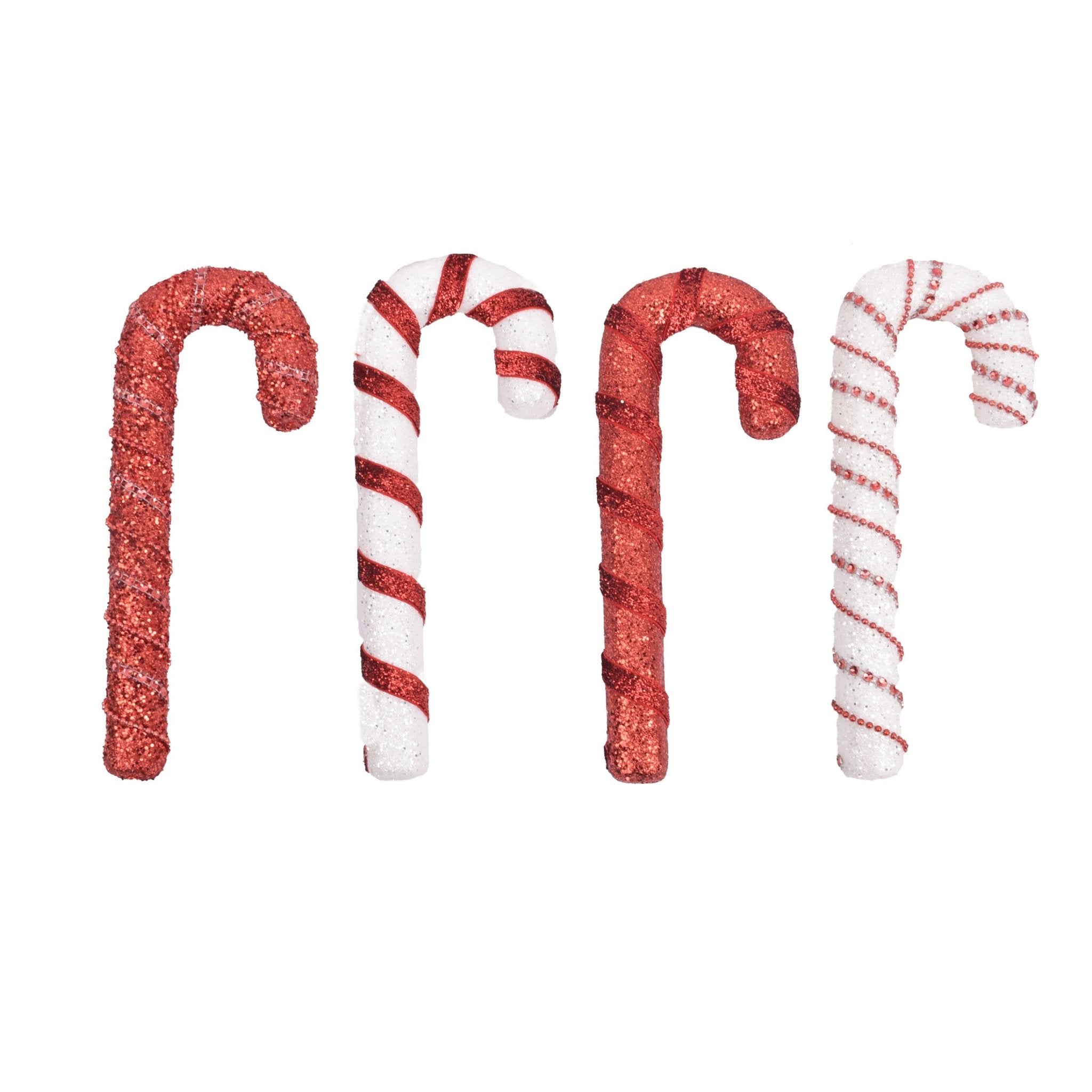 1 Pk Candy Cane Orn Asst - Country Silk