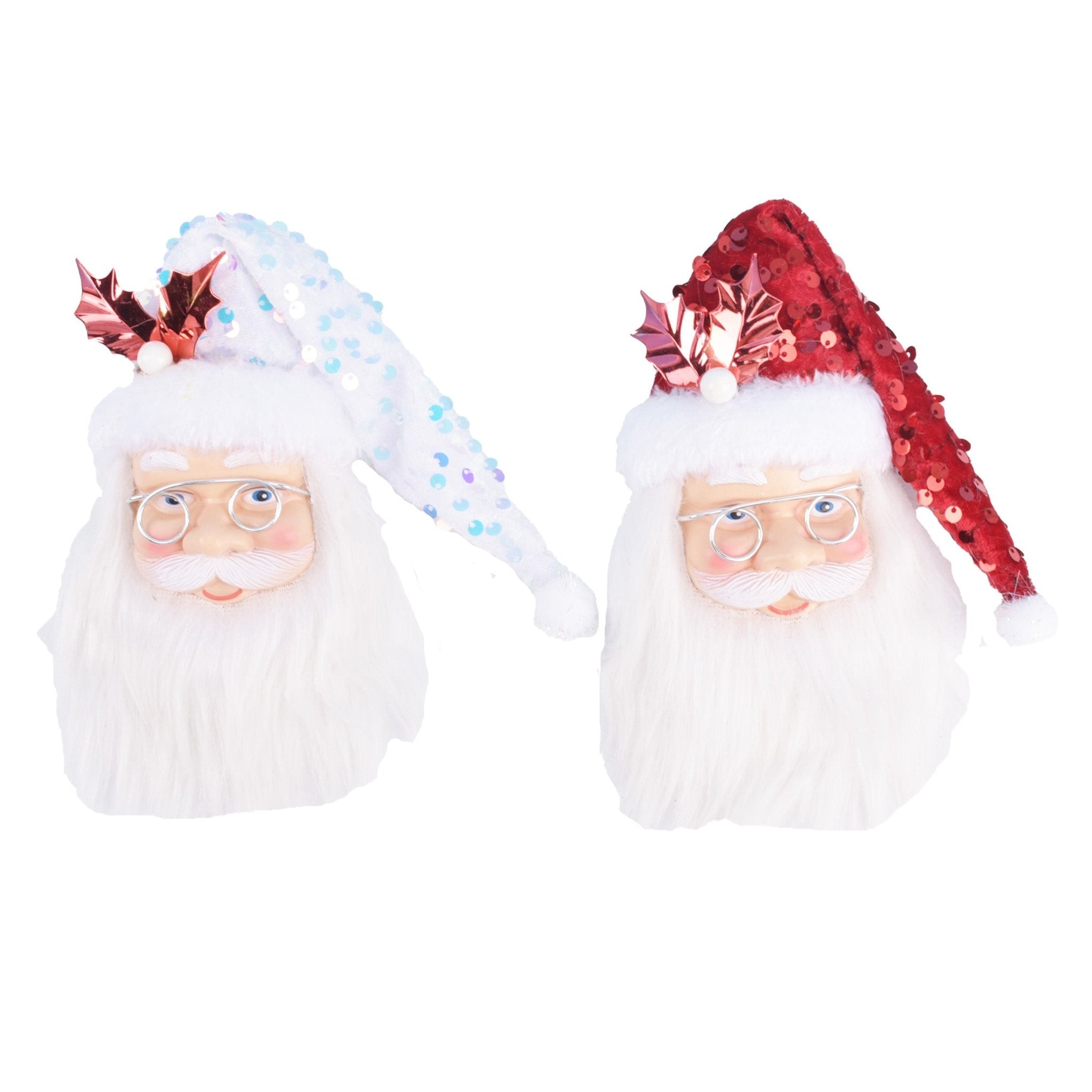 1Pk Santa Head - Country Silk