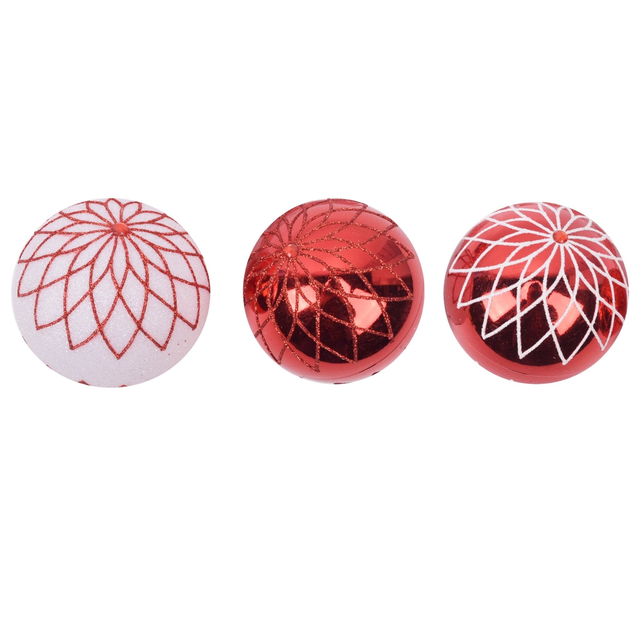 100Mm Orn With Raised Hp And Gem Stones - Country Silk