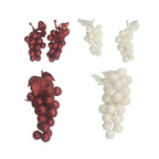 Pvc Glittered Grape Cluster 2 Sizes