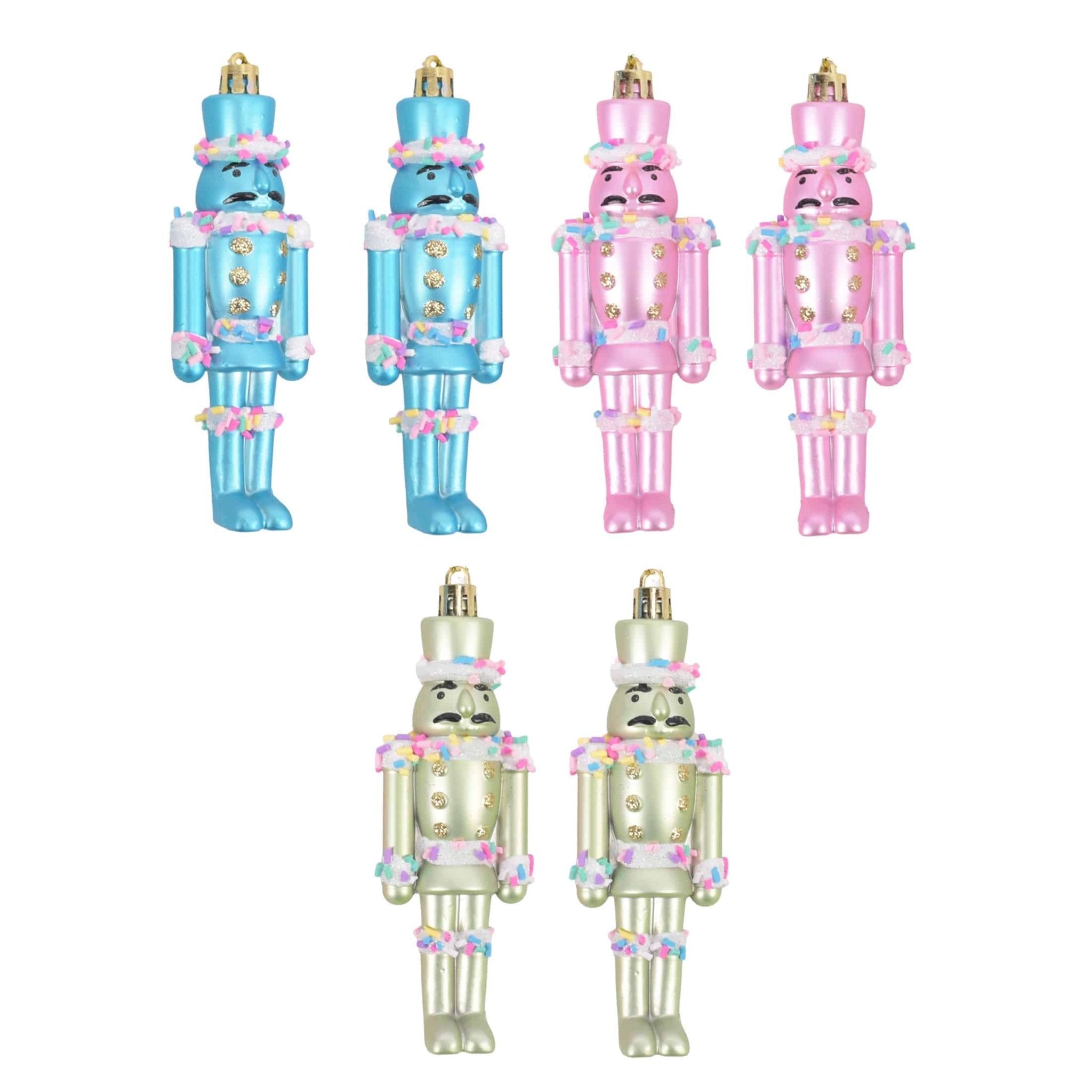 2 Pk Plated Nutcrackers - Country Silk