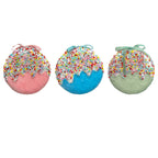 Flat Sprinkle Glitter Orn X1